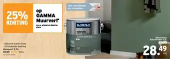 GAMMA Muurverf Kant-en-klaar 2,5L aanbieding