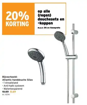 GAMMA Atlantic handdouche Silas aanbieding