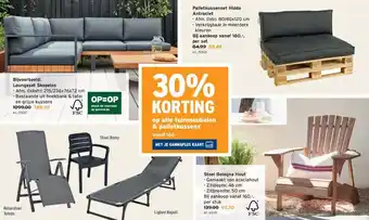 GAMMA op alle tuinmeubelen & palletkussens aanbieding