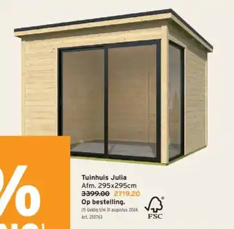 GAMMA Tuinhuis Julia aanbieding