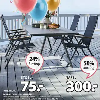 Jysk JUTLANDIA BREDSTEN STOEL aanbieding