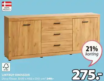 Jysk LINTRUP DRESSOIR aanbieding