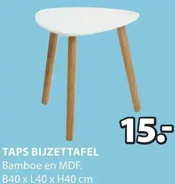 Jysk TAPS BIJZETTAFEL . B40 x L40 x H40 cm aanbieding