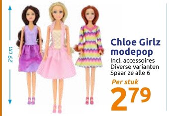 Action Chloe Girlz modepop aanbieding