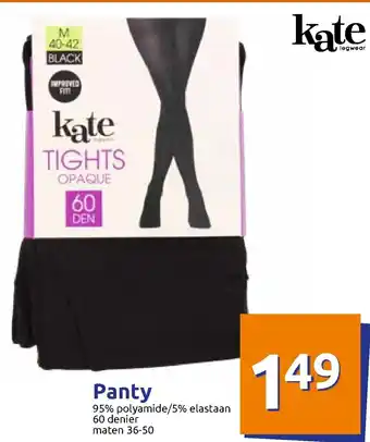 Action kate Panty 36-50 aanbieding