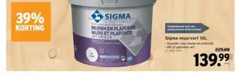 GAMMA Sigma muurverf 10L aanbieding