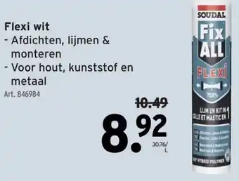 GAMMA Flexi wit aanbieding