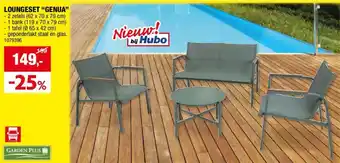 Hubo LOUNGESET GENUA aanbieding