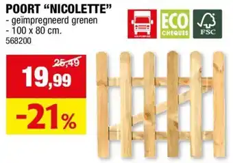 Hubo POORT NICOLETTE aanbieding