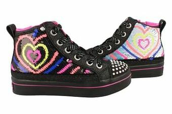 Berca Shoes Skechers Sneaker Hoog Meisjes Maat 27/32 - Multicolor aanbieding