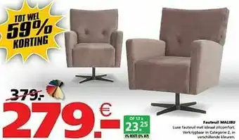 Fauteuil malibu