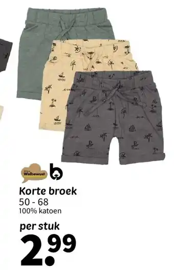 Wibra Korte broek aanbieding