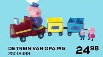 De trein van opa pig