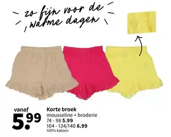 Wibra Korte broek aanbieding