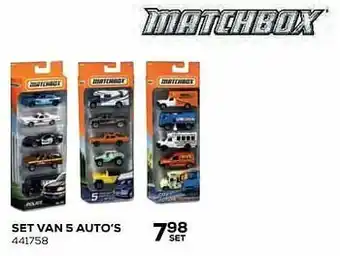 Supra Bazar Set van 5 auto’s aanbieding