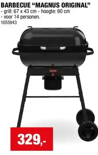 Hubo BARBECUE MAGNUS ORIGINAL aanbieding