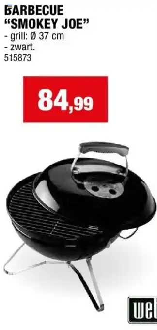 Hubo BARBECUE SMOKEY JOE aanbieding