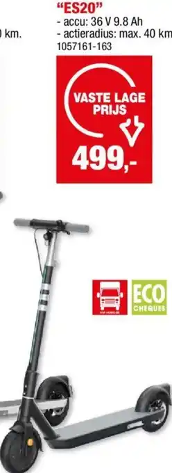 Hubo ELEKTRISCHE STEP ES20 aanbieding