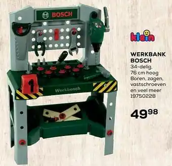 Supra Bazar Werkbank bosch aanbieding