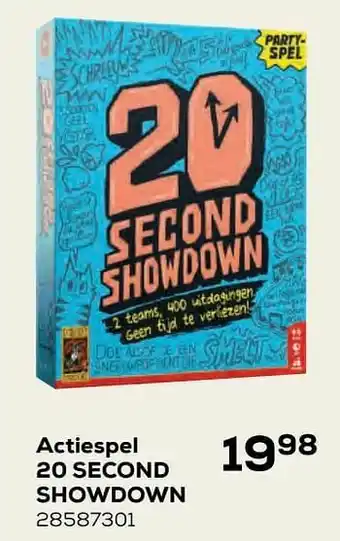 Actiespel 20 second showdown