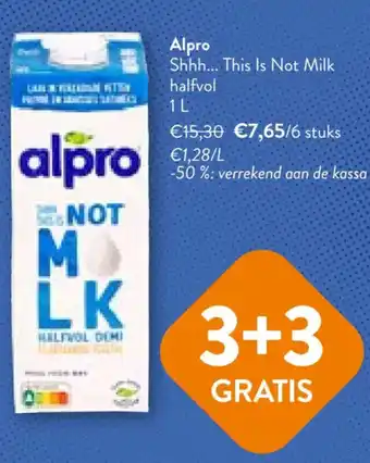 OKay Alpro Shhh... This Is Not Milk halfvol 1 L aanbieding