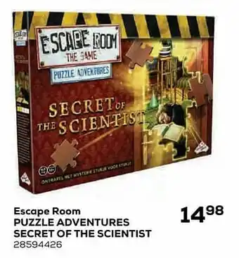 Escape room puzzle adventures secret of the scientist