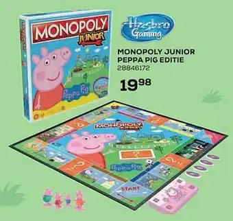 Supra Bazar Monopoly junior peppa pig editie aanbieding