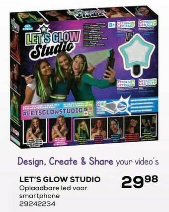 Supra Bazar Let’s glow studio aanbieding