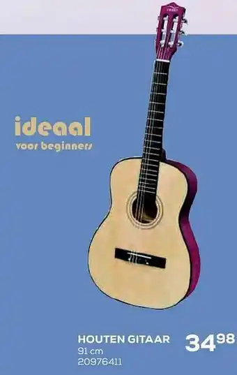 Supra Bazar Houten gitaar aanbieding