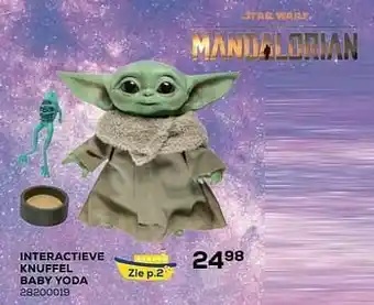 Supra Bazar Interactieve knuffel baby yoda aanbieding