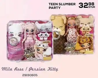 Supra Bazar Teen slumber party mila rose - persian kitty aanbieding
