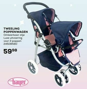 Tweeling poppenwagen