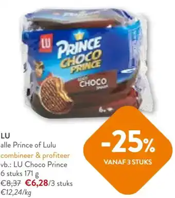 OKay LU Choco Prince 6 stuks 171 g aanbieding