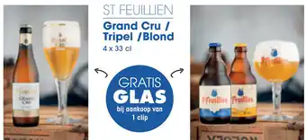 Prik en Tik ST FEUILLIEN Grand Cru / Tripel /Blond 4 x 33 cl aanbieding