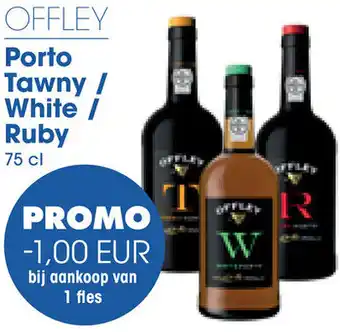 Prik en Tik OFFLEY Porto Tawny / White / Ruby 75 cl aanbieding