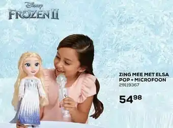 Supra Bazar Zing mee met elsa pop + microfoon aanbieding