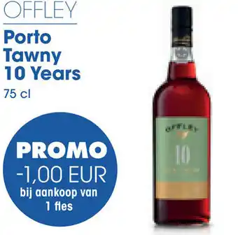 Prik en Tik OFFLEY Porto Tawny 10 Years 75 cl aanbieding