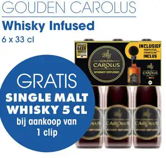 Prik en Tik GOUDEN CAROLUS Whisky Infused 6 x 33 cl aanbieding