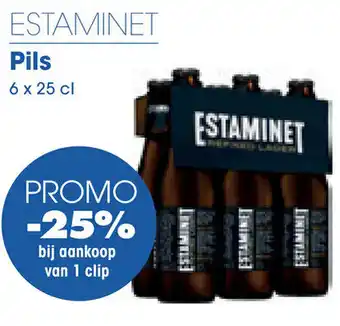 Prik en Tik ESTAMINET Pils 6 x 25 cl aanbieding
