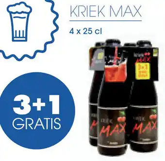 Prik en Tik KRIEK MAX 4 x 25 cl aanbieding