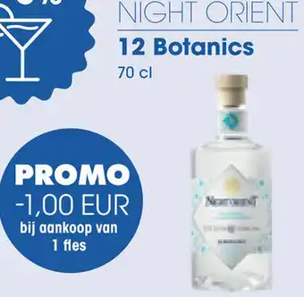 Prik en Tik NIGHT ORIENT 12 Botanics 70 cl aanbieding