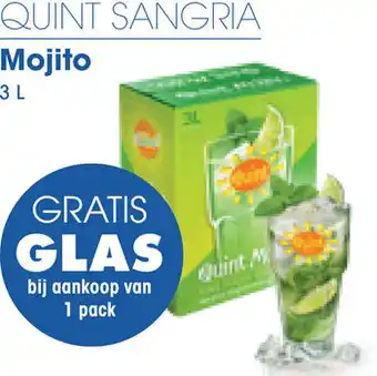 Prik en Tik QUINT SANGRIA Mojito 3 L aanbieding