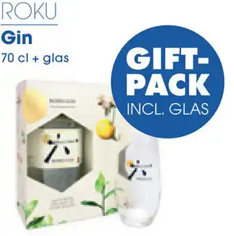 Prik en Tik ROKU Gin 70 cl aanbieding