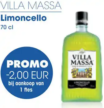 Prik en Tik VILLA MASSA Limoncello 70 cl aanbieding