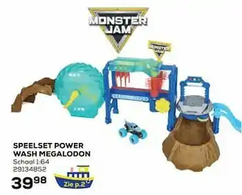Speelset power wash megalodon