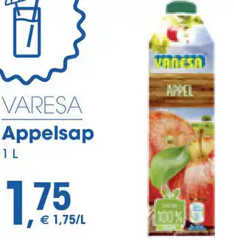 Prik en Tik VARESA Appelsap 1L aanbieding