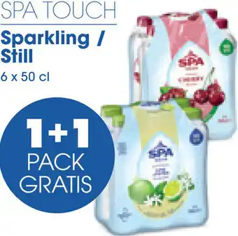 Prik en Tik SPA TOUCH Sparkling / Still 6 x 50 cl aanbieding