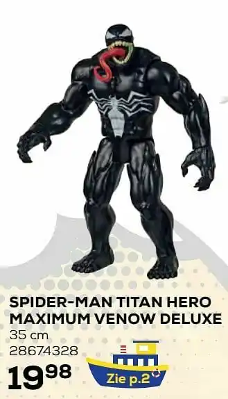 Supra Bazar Spider-man titan hero maximum venow deluxe aanbieding