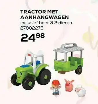 Tractor met aanhangwagen