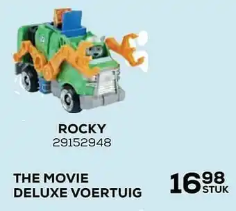 The movie deluxe voertuig rocky